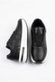Loresa Fully Studded Women's Sports Shoes Black Leather - 4