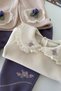 Girl's 3-Piece Winter Set with Floral Embroidered Lace Detailed Vest - Purple - 3