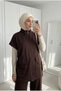 Women's Zipper Pocket Sports Vest and Pants Two-Piece Set - 2