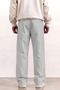 Men's Oversize Sweatpants with Hem Detail, Wide Legs, Comfortable Fit - 2