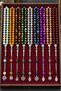 Colored Glass Prayer Beads 10 Pieces - 2