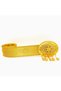 Örgü Tor Model - Gold Plated Women's Belt (Floral Filigree Buckle / with Pendant)
