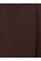 Ozmarka New Season Brown Crew Neck Wide Sleeve Oversize Blouse - 7