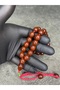 Vintage Collectible High-End Custom Design Crimped Amber Prayer Beads - 3