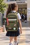 Green 3-Compartment Primary School Bag Children's Backpack for School Use 45 X 30 X 18 cm