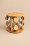 Çeşni 8-Piece Glass Spice Rack Set with Rotating Bamboo Stand - 3