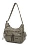 Daily Multi-Pocket Long Strap Women's Crossbody and Shoulder Bag Mint - 3