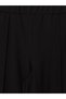 Özmarka New Season Black Women's Trousers with Elastic Waist - 6