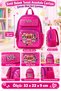 Glitter Kindergarten School Bag Children's Backpack Preschool Daily Use 33 X 22 X 9 cm - 3