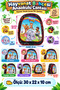 Zoo Elephant Monkey Giraffe Parrot Kindergarten School Bag Shorty Dorty 30 X 22 X 10 cm - 4