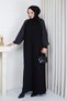 Women's Leopard Patterned Silk Kupra Mercerized Knitwear Dress - 5