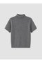 Vizyon New Season Anthracite Half Turtleneck Women's Knitwear Sweater - 5