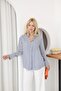 Multi Striped Shirt Navy Blue - 2