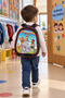 Zoo Elephant Monkey Giraffe Parrot Kindergarten School Bag Shorty Dorty 30 X 22 X 10 cm - 2