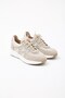 Alpi Beige Genuine Leather Knitwear Men's Sneaker Shoes - 7