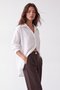 Jacquard Oversize Woven Shirt