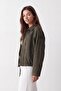 Regular Fit Suede Jacket - 4