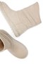 Women's Beige Suede Bellows Stone Detailed Flat Sole Comfortable Daily Ankle Boots - 5