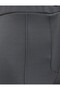 Buttoned Lycra Palazzo Trousers with Elastic Waist - Gray - 4