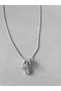 Stainless Steel Zircon Stone Necklace - 3