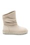 Women's Beige Suede Bellows Stone Detailed Flat Sole Comfortable Daily Ankle Boots - 2