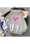 Unisex Gray Kangaroo Pocket Thick Fabric Oversize Hooded Sweatshirt Hoodie