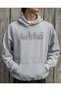 Unisex Gray Kangaroo Pocket Thick Fabric Oversize Hooded Sweatshirt Hoodie