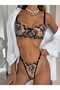 Floral Underwire Bra Lingerie Set - Lace Lingerie - 2