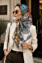 96X96 Garden Pattern Scarf/Shoulder Shawl - 4