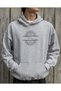 Unisex Gray Relaxed Fit Hooded Kangaroo Pocket Thick Sweatshirt