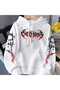 Unisex White Hooded Oversize Sweatshirt Comfortable Fit Cotton with Fleece Inside