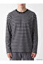Shining Choices from Shining Store Zero Roba Collar Striped Men's Sweatshirt - 3