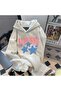 Unisex Gray Hooded Oversize Sweatshirt Comfortable Fit Cotton with Fleece Inside