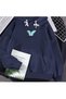 Modexa Unisex Hoody Navy Blue Relaxed Fit Hooded Kangaroo Pocket Thick Sweatshirt