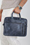 Genuine Crazy Leather Handmade Laptop and Briefcase Bag - Calfskin Special Design - 15 Inches - 3