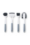 Round Toilet and Toilet Bowl Cleaning Brush Kitchen Sink Bathroom Detail Brush - 6