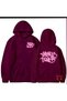 Modexa Unisex Hoody Red Loose Fit Hooded Sweatshirt with Inner Pockets Warm Hoodie