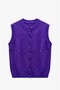 Morcivert Wool Buttoned Vest