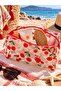 Cherry Patterned Transparent Makeup Bag - 3