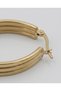 Showy Women's Gold Hoop Earrings - a Quality Steel - Does Not Tarnish - 5