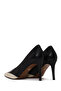 Women's Black Thin Heeled Leather Stiletto Af100002Dv - 7