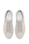 Men's White Lace-Up Leather Sneaker Wm740020Df - 4