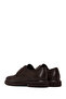 Men's Brown Lace-Up Leather Classic Shoes Wm800004Dv - 6