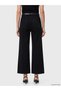 Black Vega Belted Culotte Jean - 4
