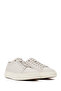 Men's White Lace-Up Leather Sneaker Wm740020Df - 2