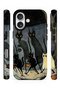 iPhone 17 Compatible - Cartoon Cats, Double Layer, Glossy Surface Protective Case - 2