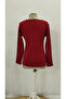 Women's Long Sleeve V-Neck Camisole Blouse - 6