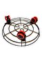 Cylinder Stand Black/Red 34x12centimeter - 3