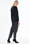 Accessory Buttoned Knitwear Tunic Black - 5