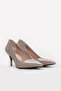 Genuine Leather Mink Women's Thin Heel Shoes 322Za1882 - 4